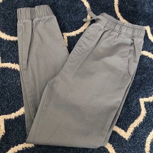 Boys LG 10/12 gray joggers